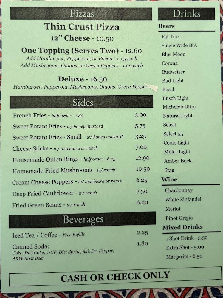 Schleicher's Bar & Grill Menu image 1